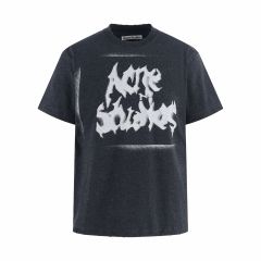 Acne Studios Distressed Logo T-Shirt